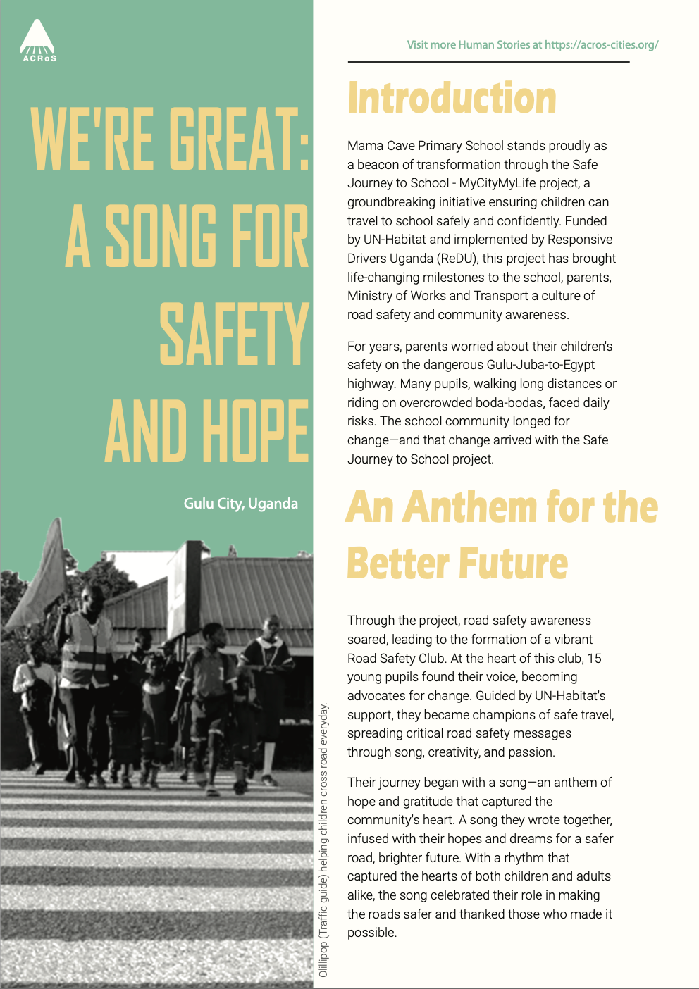 Gulu City ACRoS story cover 2