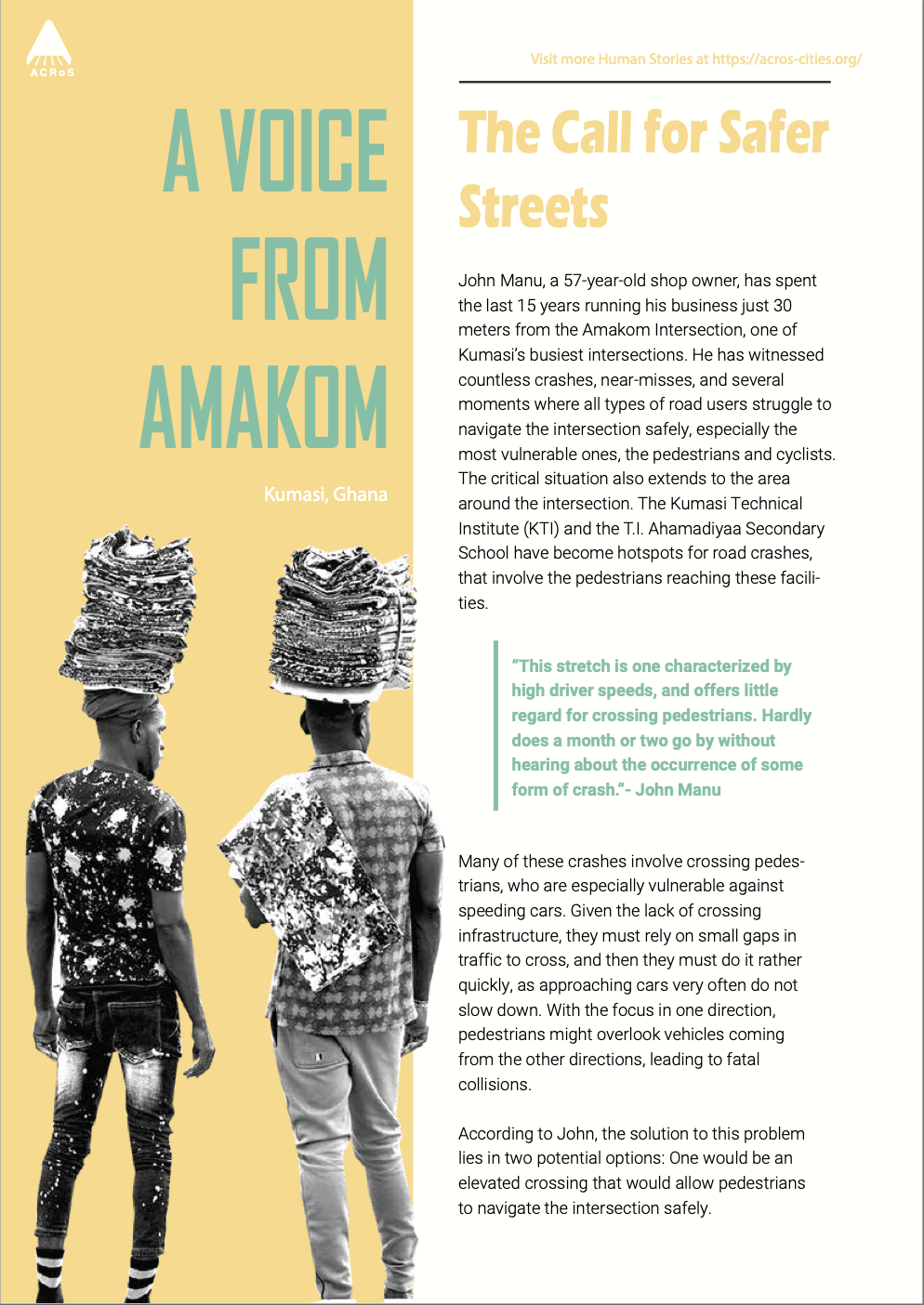 Kumasi ACRoS story cover